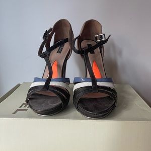 Diesel strapped heeled sandals